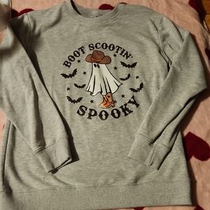 Gray Boot Scootin' Spooky Sweatshirt